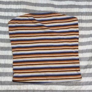 Striped Garage tube top.